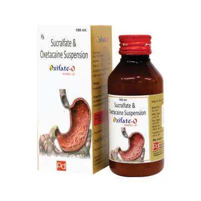 SUCRALFATE 1000 MG & OXETHAZAINE 20 MG (1C/S 100 BOTTLES) (OXIFATE-O)